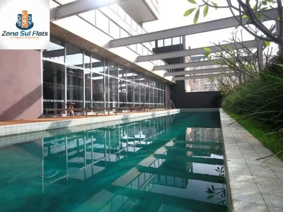 Imagem Apartamento Alto Padrão para Venda ou Locação na Vila Nova Conceição Com 1 Suíte e 2 Vagas