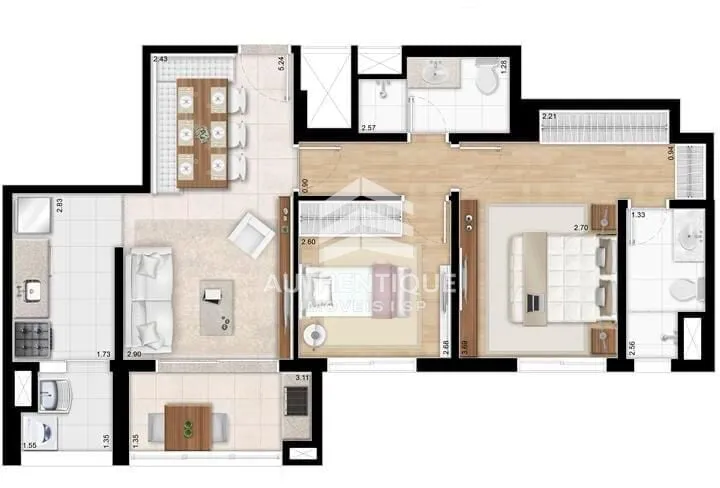 Imagem INTERSECTION BROOKLIN - Apartamento no bairro Brooklin à venda