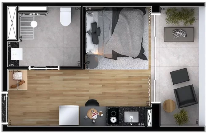 Imagem ON FLÓRIDA - VITACON - Studios de 25m², para morar ou investir, no melhor do Campo Belo!
