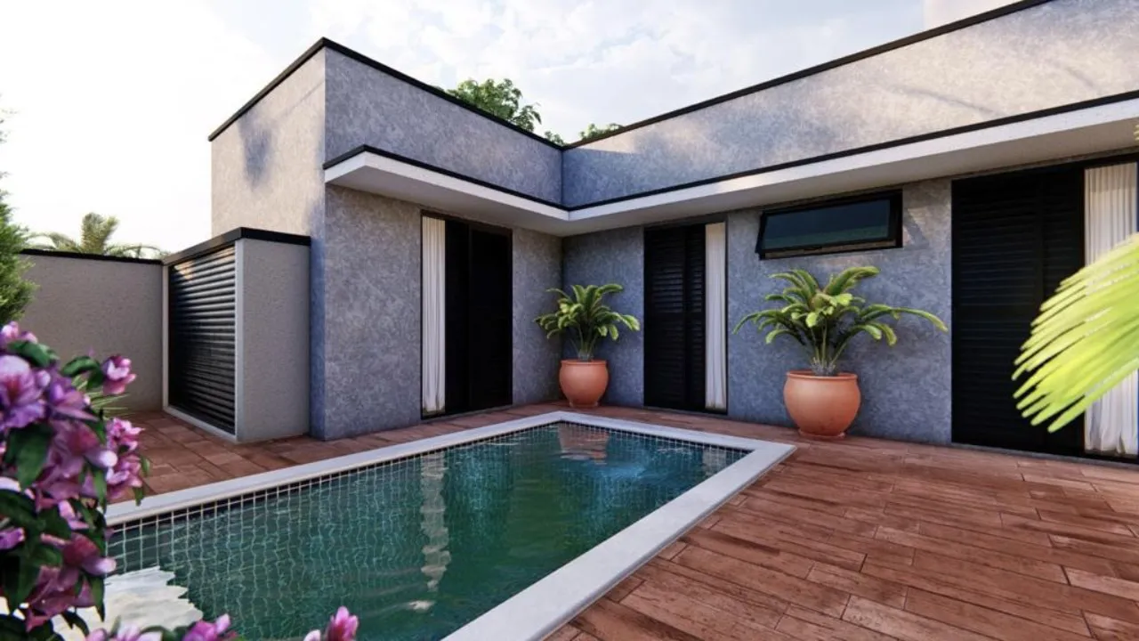 Imagem Casa de alto padrão em condomínio na Aparecidinha, Sorocaba-SP: 3 quartos, 3 suites, 2 salas, 4 banheiros, 4 vagas, 196m². Venha conferir!