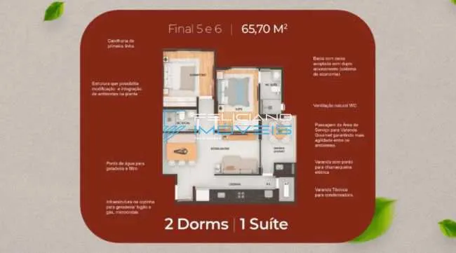 Imagem Apartamento com 2 quartos, Guilhermina, Praia Grande - R$ 525 mil, Cod: 5619
