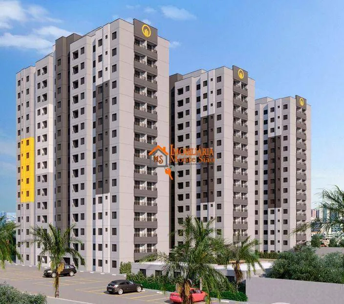 Foto do imóvel Apartamento com 2 dormitórios à venda, 38 m² por R$ 292.345,66 - Bonsucesso - Guarulhos/SP