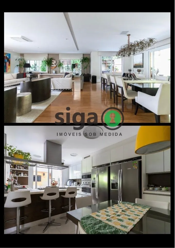 Imagem Casa em Condomínio de alto padrão no Brooklin Paulista com 4 suites Semi mobiliado