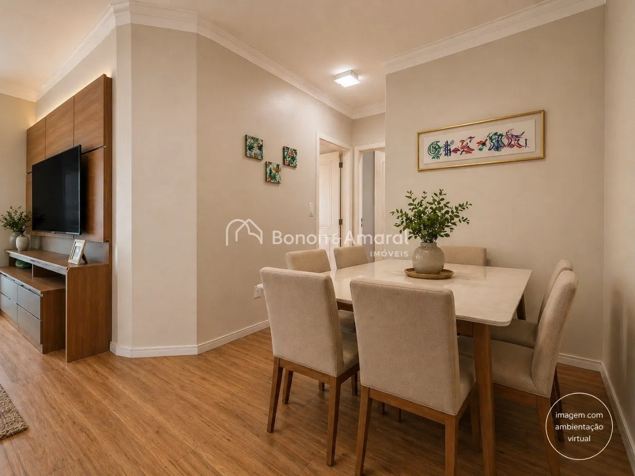 Imagem Localização privilegiada! Apartamento aconchegante e funcional com dois quartos e suíte no Taquaral - Campinas/SP