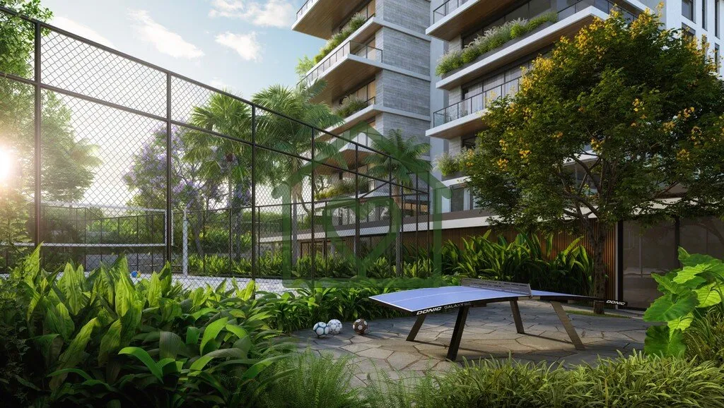 Imagem Um projeto exclusivo, com arquitetura autoral, verdadeiras mansões suspensas cercadas de muito verd...