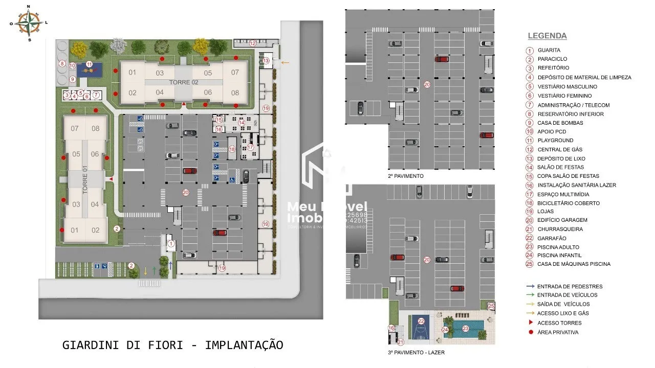 Imagem Apartamento 2 Quartos 1 Vaga 53m² Giardini Di Fiori Gama