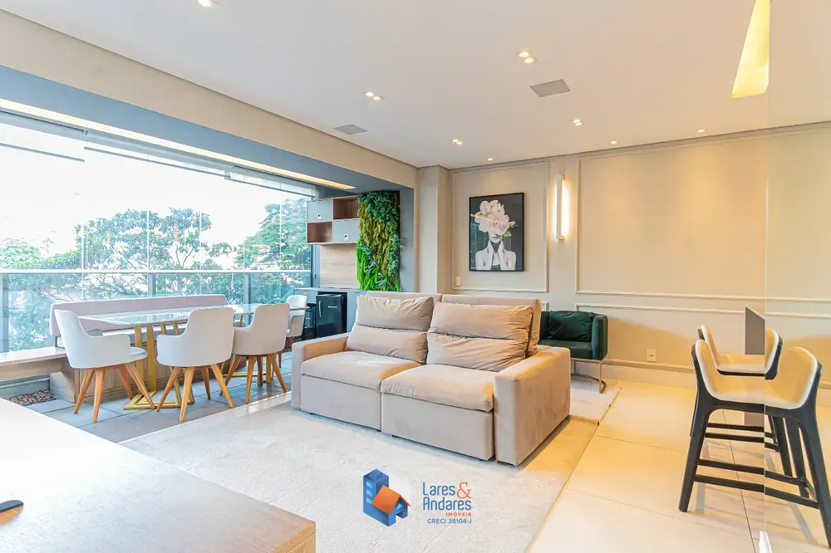 Imagem Apartamento para venda em Brooklin Paulista com 2 quartos, sendo 2 suítes, 81m²