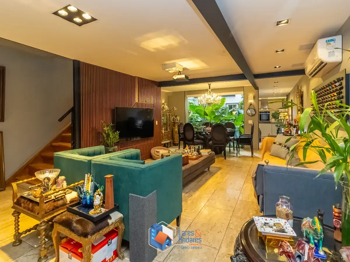 Foto do imóvel Casa de vila para venda em Vila Nova Conceição com 3 quartos, sendo 3 suítes, 200m² em Travessa Doutor Ezequiel Antunes de Oliveira