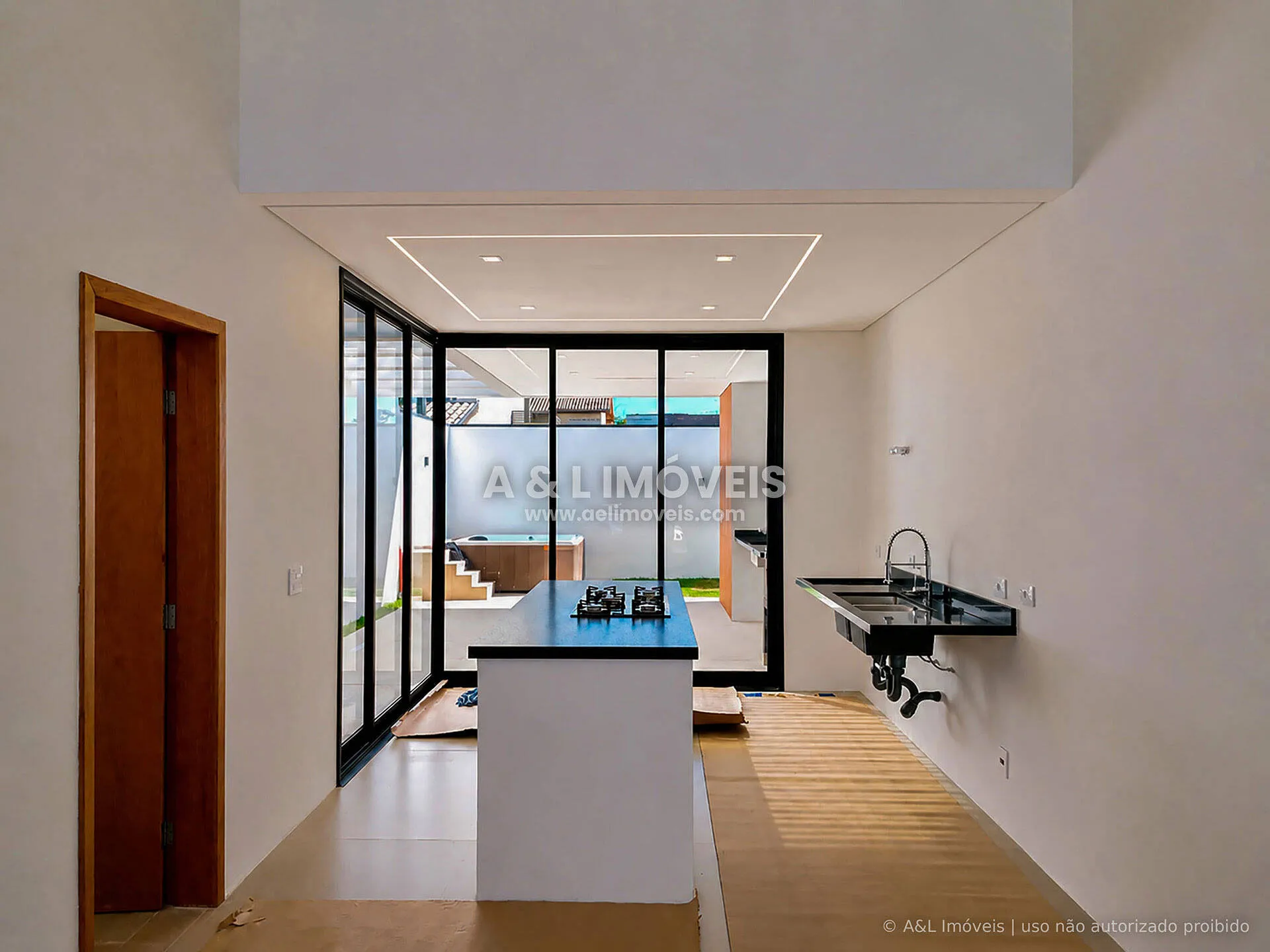 Imagem Casa térrea com 3 dormitórios e área gourmet no Campos do Conde II
