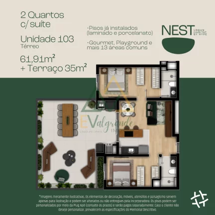 Imagem Apartamento à venda Bacacheri Curitiba PR
