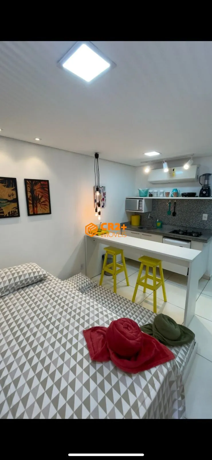 Imagem Vendo Flat Porteira Fechada, frente piscina- 32m²