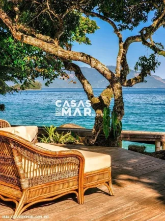 Imagem Casa Frente Mar para Temporada em Angra dos Reis / RJ no bairro Mombaça