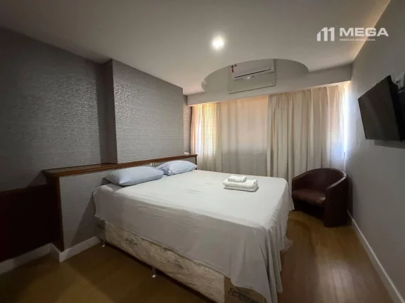 Imagem Apartamento com 1 dormitório para alugar, 48 m² por R$ 4.121,67/mês - Praia da Costa - Vila Velha/ES