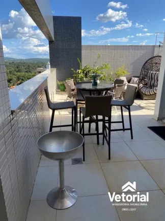Imagem Apartamento Mobiliado Duplex de Alto Luxo, com 3 quartos, sendo todos suítes, 01 master e closet - Morada Nobre - Barreiras/Bahia