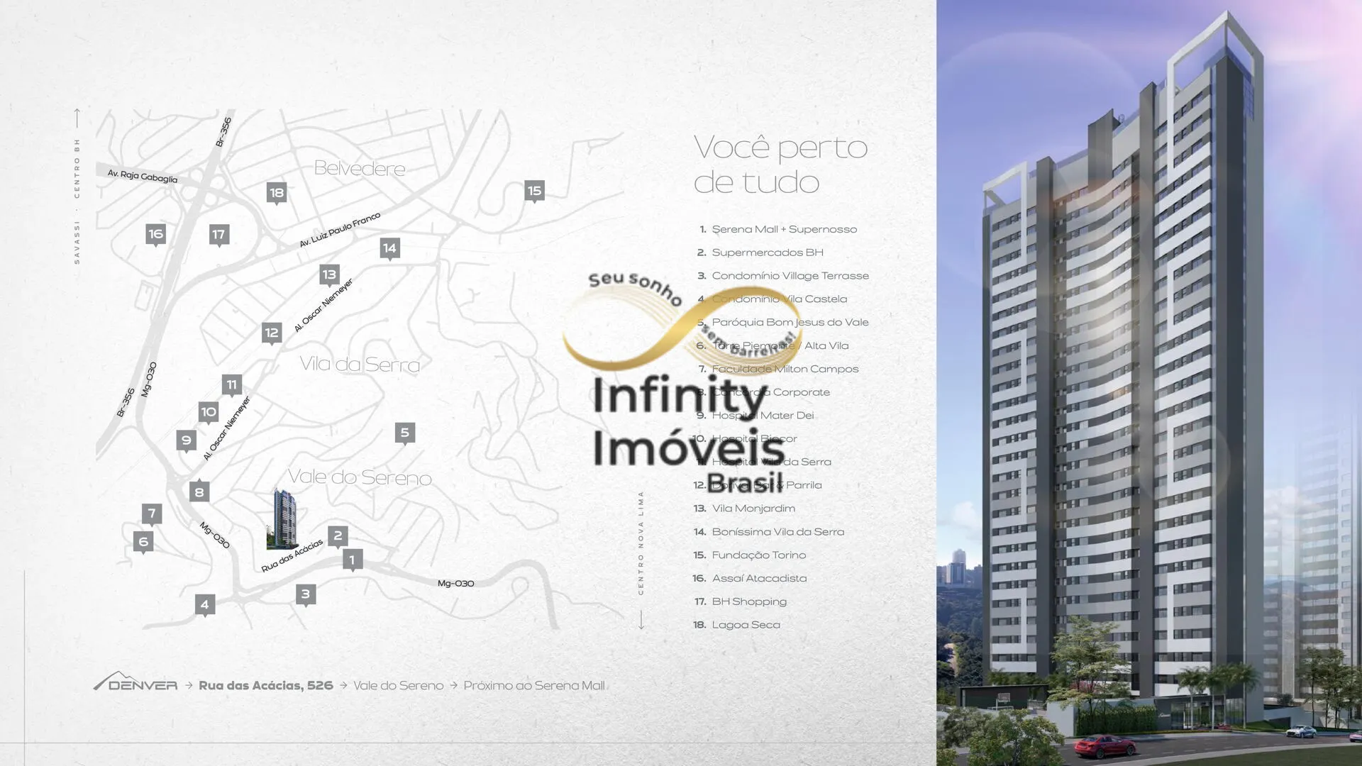 Imagem Denver - Apartamento à venda no bairro Vale do Sereno - Nova Lima/MG