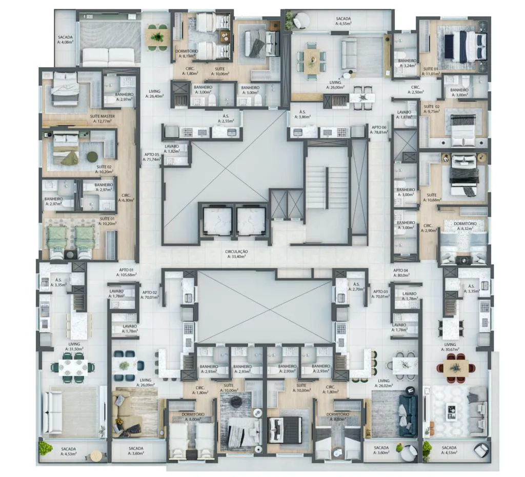 Foto do imóvel Apartamento 2 Dormitórios - Bairro Zona Nova em Rua Taquari, 1336 - Zona Nova, Capao da Canoa - RS