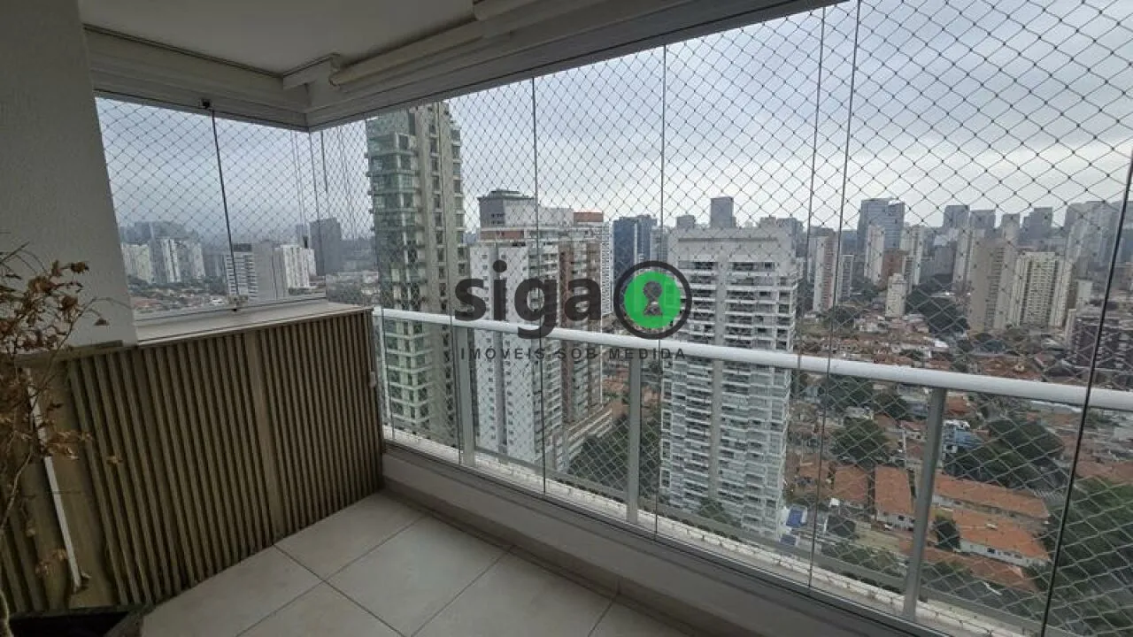 Imagem Brooklin - 105 m² - 2 dormitórios sendo 2 Suítes - Varanda Gourmet - Pronto para Morar