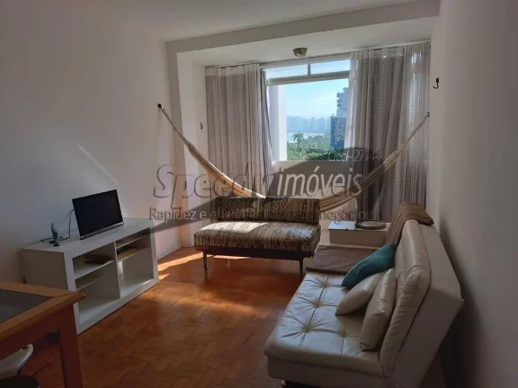 Foto do imóvel Apartamento em Santos na orla da praia, 2 dormitórios. em Avenida Bartholomeu de Gusmão