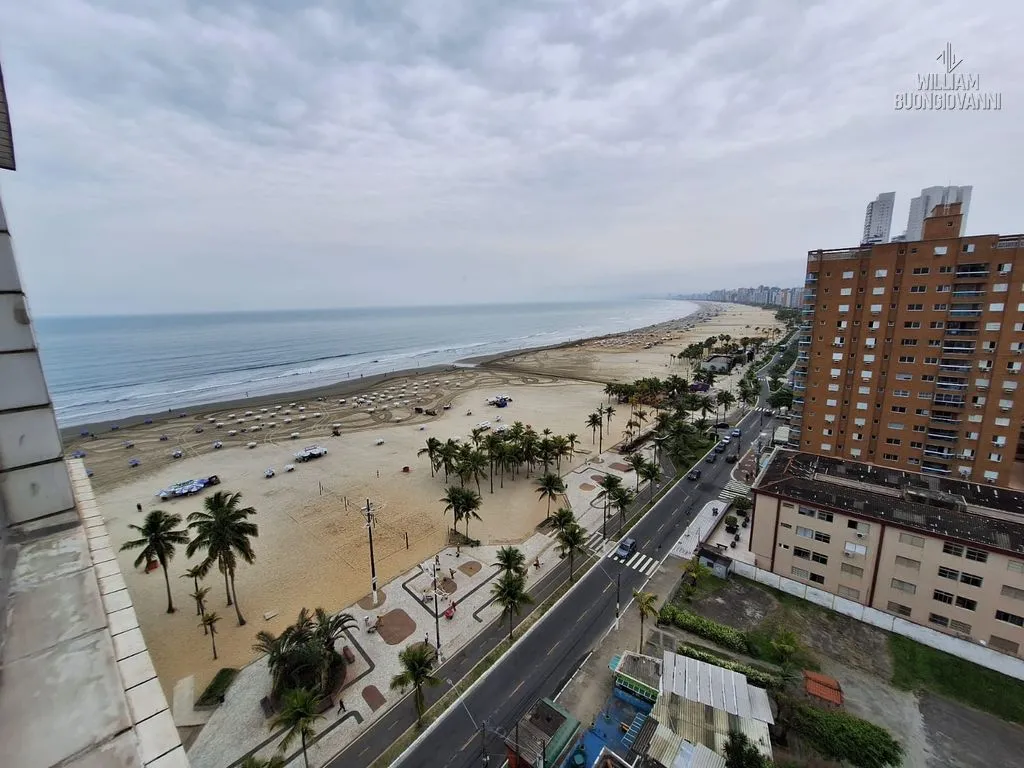 Foto do imóvel Apartamento 3 dormitórios sendo 1 suíte frente mar Boqueirão em Guilhermina, Praia Grande - SP
