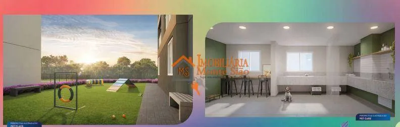 Imagem Apartamento com 2 dormitórios à venda, 56 m² por R$ 448.000,00 - Vila Augusta - Guarulhos/SP