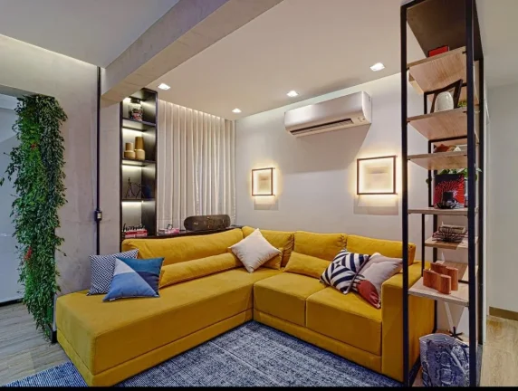 Imagem Apartamento 76M², 2Q, 1 Suíte, 2 Banheiros, 1 Vaga, 1 Depósito, Academia, Piscina Adulto, Infantil e Coberta, Sauna, Churrasqueira, Salão de Festas.