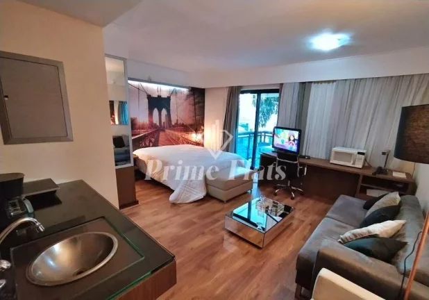 Imagem Flat disponível para venda no Meliá Ibirapuera, com 35m², 1 dormitório e 1 vaga