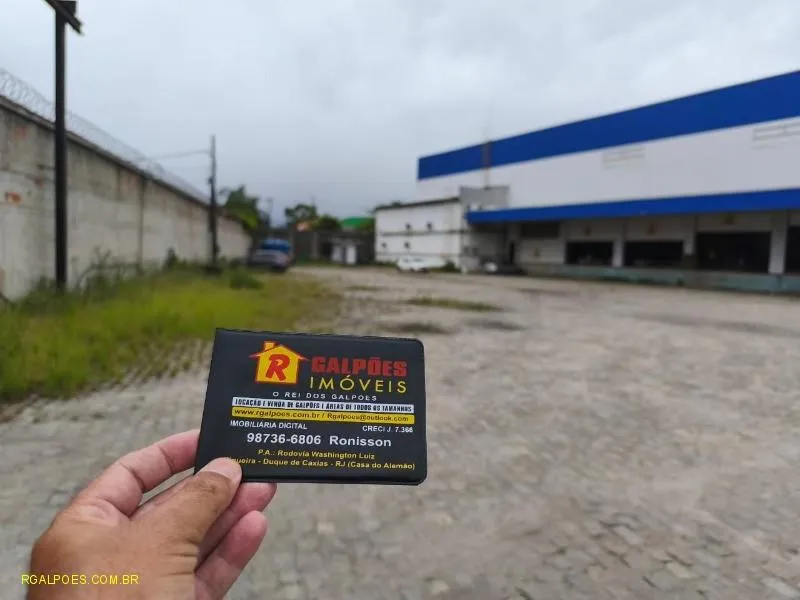 Imagem Galpão para Locação em DUQUE DE CAXIAS, Chácaras Rio-petrópolis, 2 banheiros