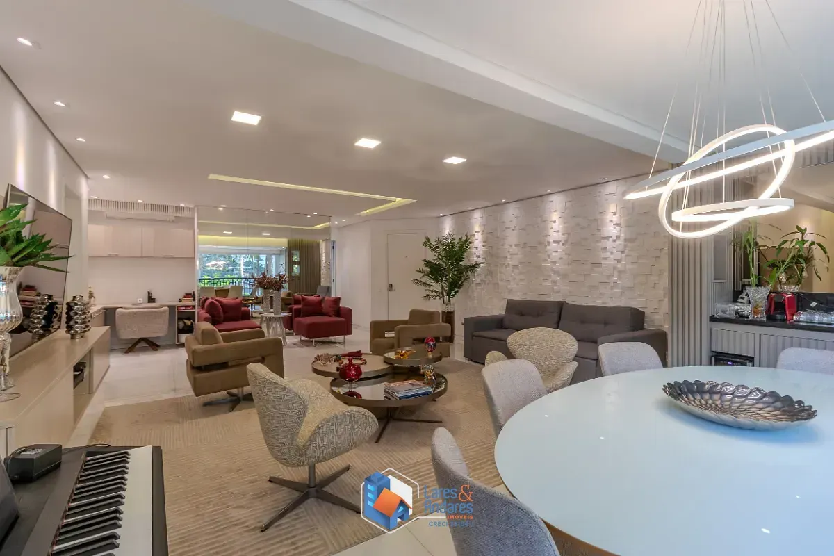 Imagem Apartamento para venda em Campo Belo com 3 quartos, sendo 3 suítes, 118m²