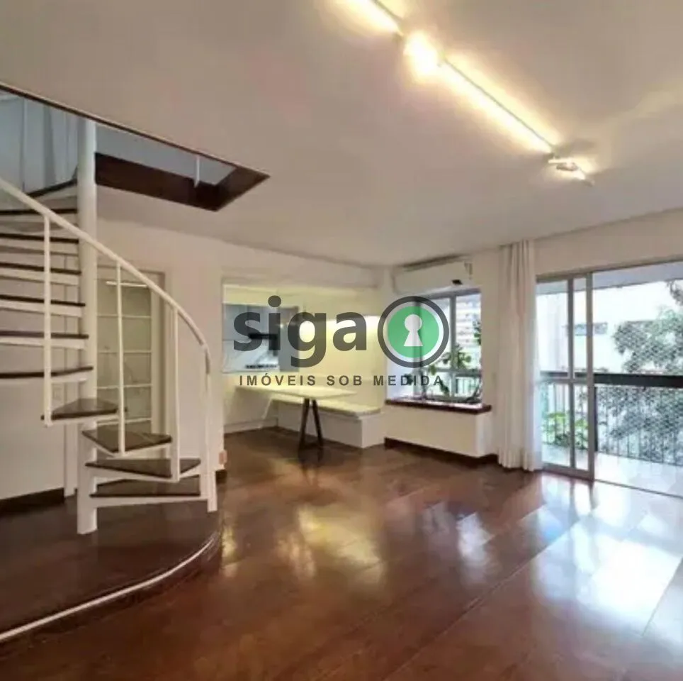 Foto do imóvel Apto Duplex com 99m², 1 suíte, 1 vaga no Itaim Bibi, sem mobília