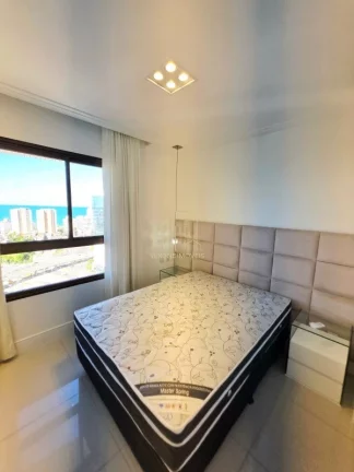 Imagem Apartamento de alto padrão vista mar com duas suítes armários planejados a venda no Horto Florestal