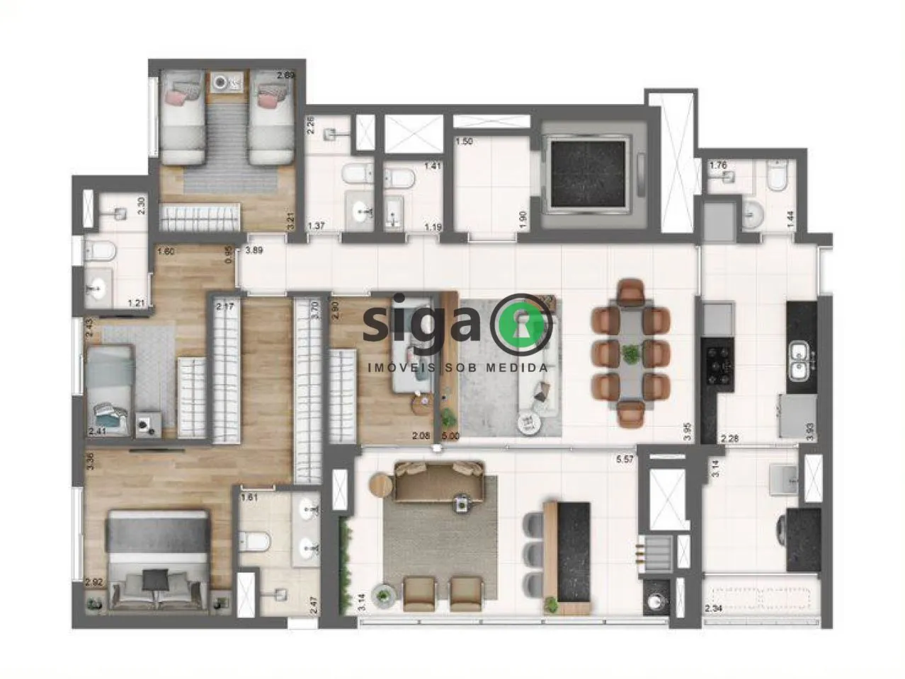 Imagem Apartamento Residencial em Perdizes