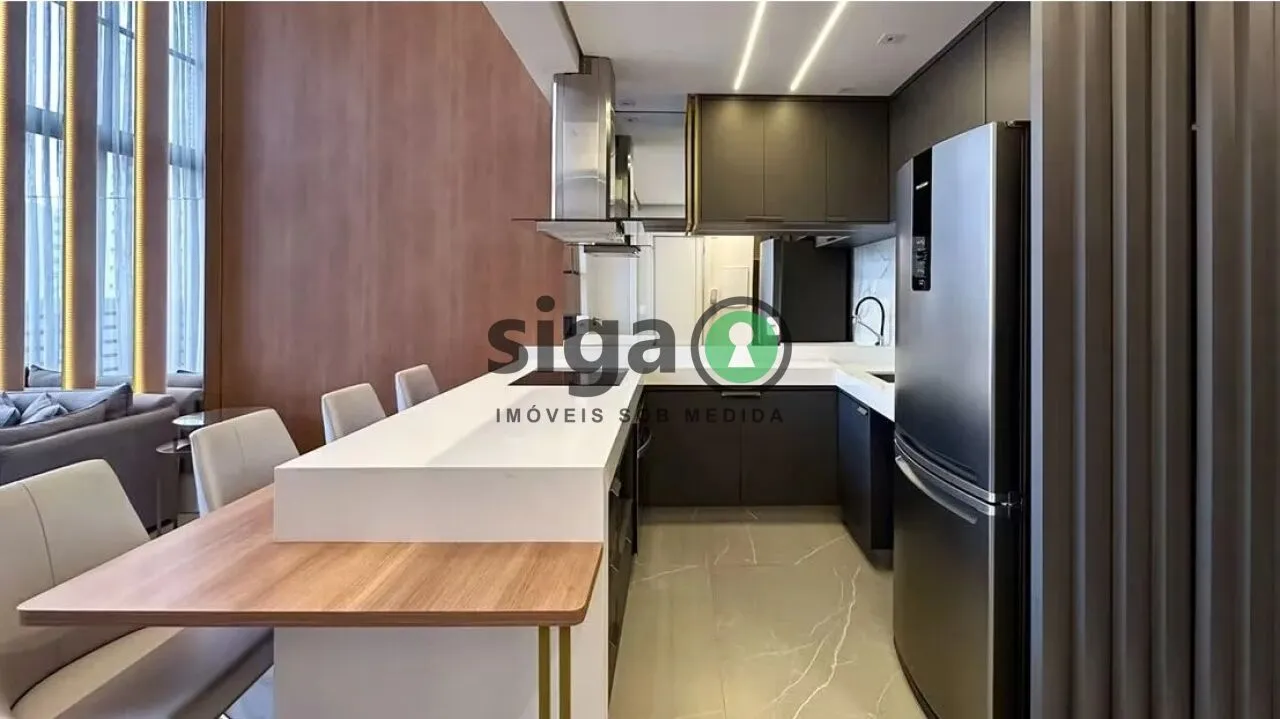 Imagem Apartamento duplex com 110m² sendo 2 quartos, 2 banheiros e 2 vagas - Jardins - São Paulo/SP