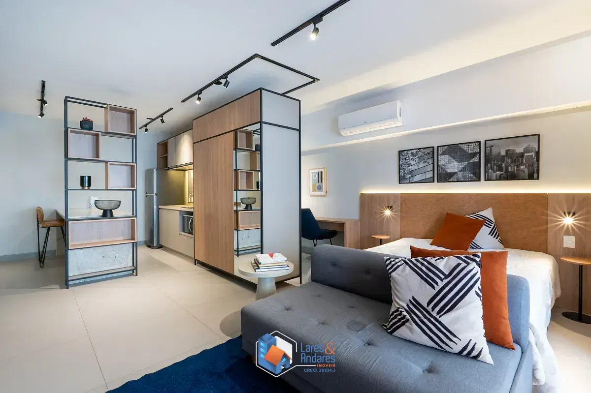 Imagem Studio para venda em Campo Belo com 1 quarto, 45m²