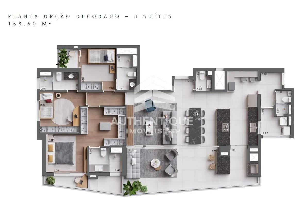 Imagem JOAQUIM BROOKLIN - Apartamento à venda no bairro Brooklin - São Paulo/SP, Zona Sul
