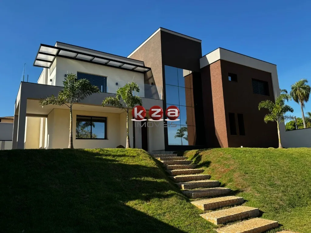 Foto do imóvel Casa de luxo para venda e locação em condomínio exclusivo de Valinhos-SP: 4 suítes, 3 salas, 6 banheiros, 4 vagas de garagem, 483m².