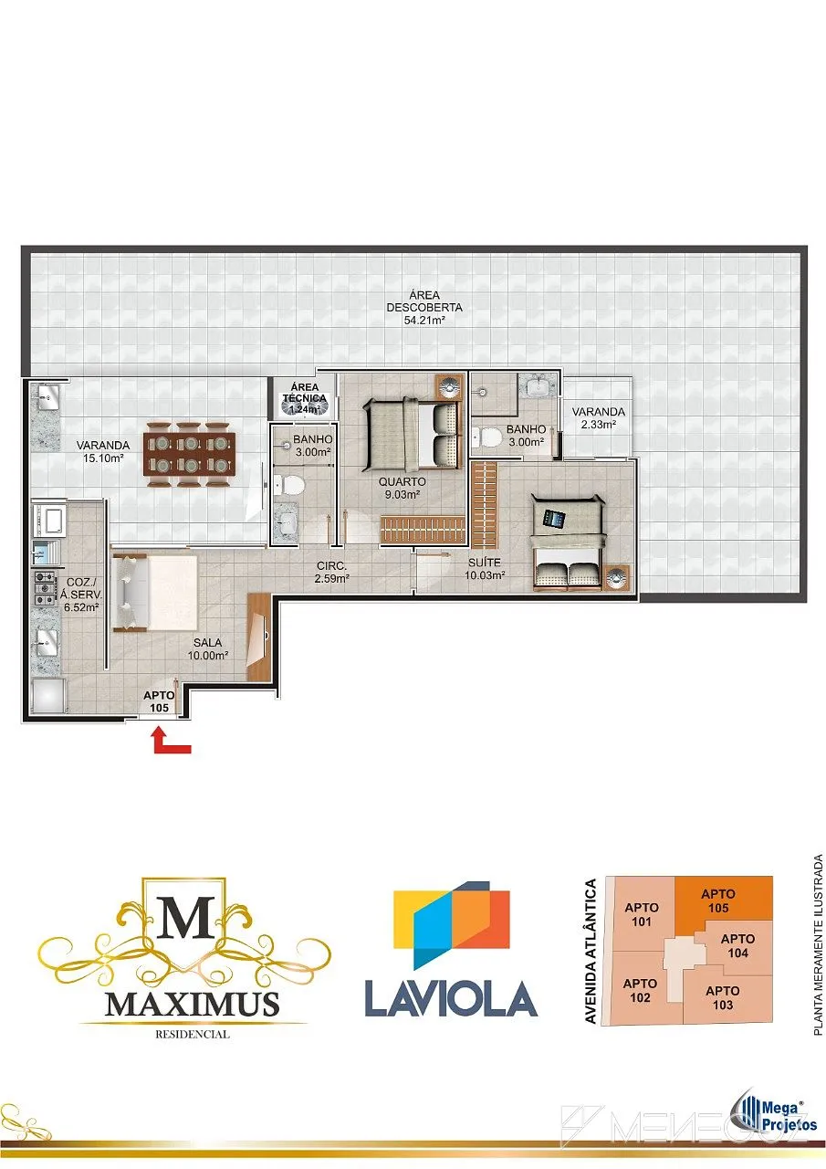 Imagem Maximus - Empreendimento com apartamentos a venda na Praia do Morro com Lazer completo