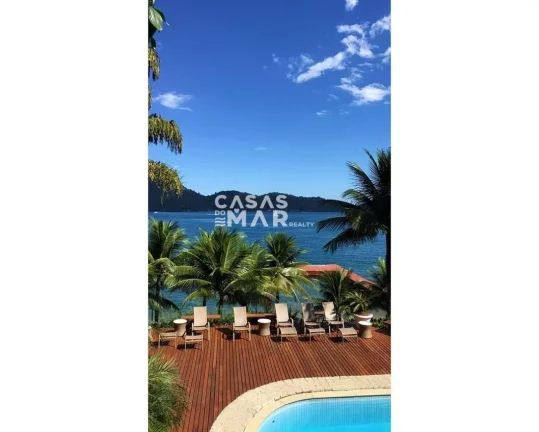 Imagem Casa Frente Mar para Temporada em Angra dos Reis / RJ no bairro Vila Velha