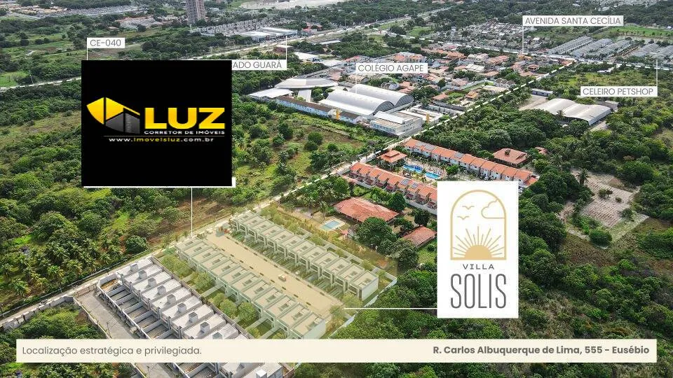 Imagem Villa Solis - Condomínio de Casas Duplex Sofisticadas no Eusébio