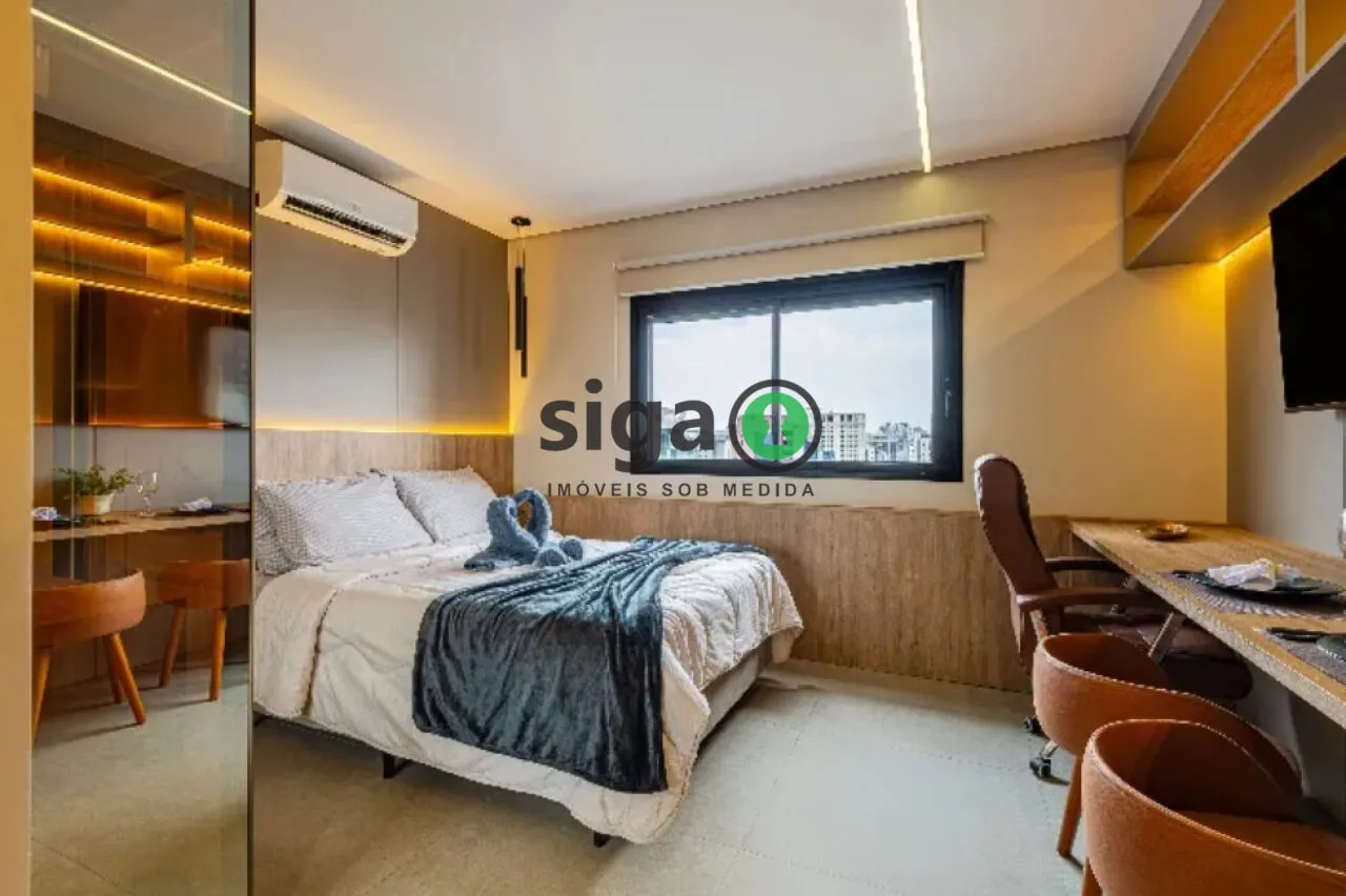 Foto do imóvel Studio mobiliado de 25m² à venda na Vila Olímpia