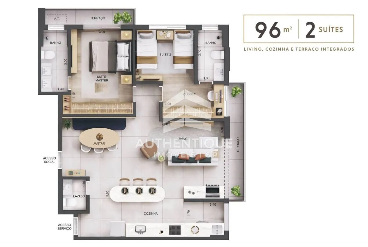 Imagem EXCELLENCE JARDIM GUEDALA - Apartamento à venda no bairro Jardim Guedala - São Paulo/SP, Zona Sul