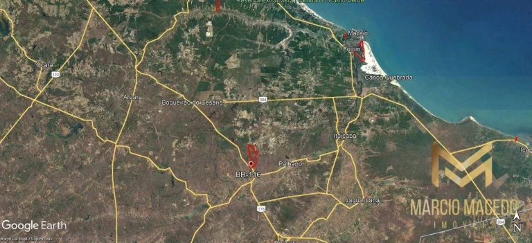 Imagem Terreno à venda, 9800000 m² por R$ 29.400.000 - Zona Rural - Palhano/CE