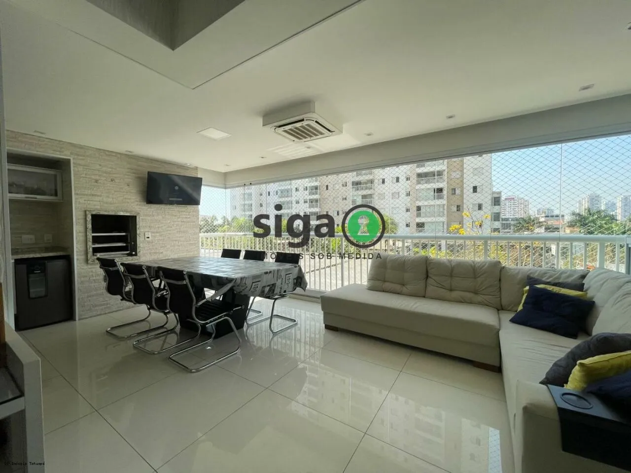 Foto do imóvel Luxo e Conforto no Tatuapé: 163m² Mobiliado, 4 Dorms (2 Suítes) e Lazer de Clube