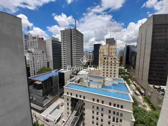 Imagem Flat disponível para venda no Transamérica Excutive Paulista, com 33m², 1 dormitório e 1 vaga de garagem