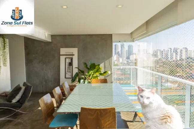 Imagem Apartamento à Venda No Brooklin Com 2 Suítes, Varanda Gourmet e 2 Vagas