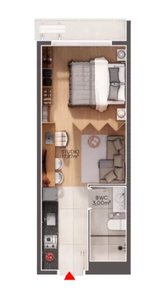 Imagem Maxxi iU - Residencial - Apartamento à venda no bairro Jurerê - Florianópolis/SC