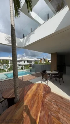 Imagem Espetacular Casa de Alto Padrão em Condomínio na Vila de Abrantes, Camaçari-BA: 5 Quartos, 5 Suítes, 3 Salas, 1 Banheiro, 4 Vagas, 310m² de Área. Venha Conferir!