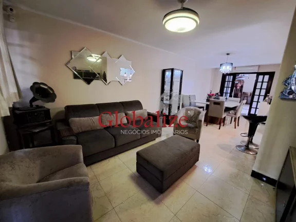 Foto do imóvel Sobrado à venda com 118m², 3 quartos, 2 suítes, 2 vagas, churrasqueira por R$1015.000,00 no Boqueirão em Santos