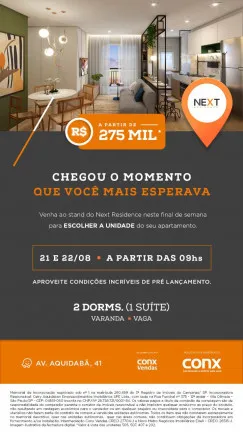 Imagem Apartamento com 2 Quartos à Venda, 45 m² em Centro - Campinas