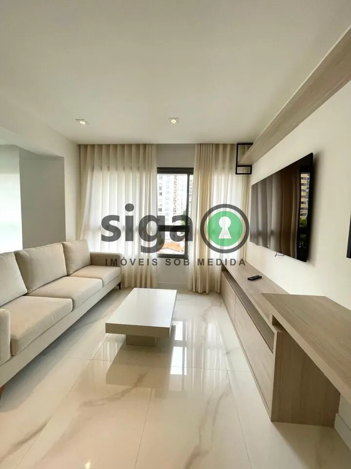 Foto do imóvel Apartamento no Jardim América com 70m², 2 quartos sendo 1 suite, para Locação, Mobiliado ,1 vaga
