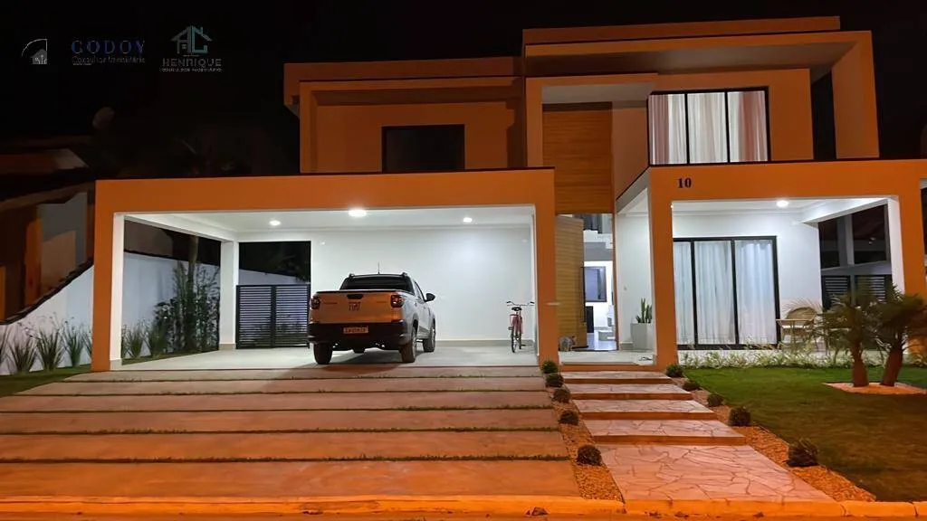 Imagem Casa moderna e sofisticada em condomínio fechado - 4 suítes | Área gourmet